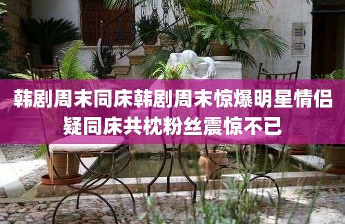 韩剧周末同床韩剧周末惊爆明星情侣疑同床共枕粉丝震惊不已