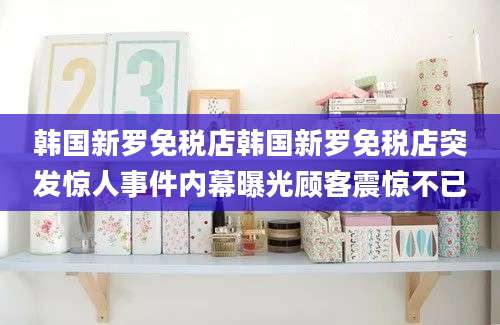 韩国新罗免税店韩国新罗免税店突发惊人事件内幕曝光顾客震惊不已