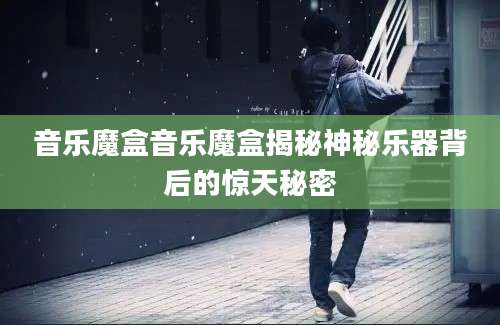 音乐魔盒音乐魔盒揭秘神秘乐器背后的惊天秘密