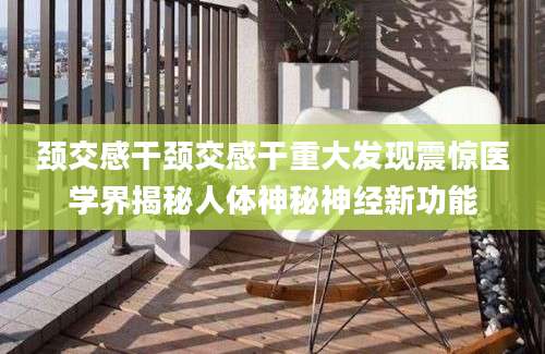 颈交感干颈交感干重大发现震惊医学界揭秘人体神秘神经新功能