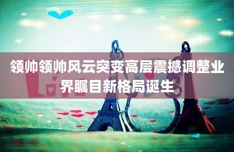 领帅领帅风云突变高层震撼调整业界瞩目新格局诞生